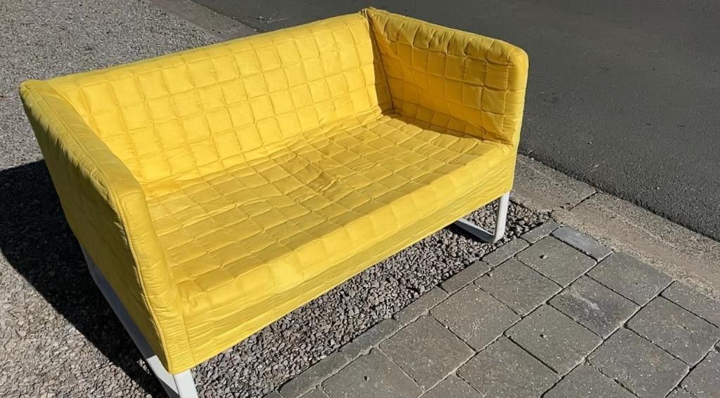 Canapé deux places ikea comme neuf, Ophalen, Zo goed als nieuw, Tweepersoons