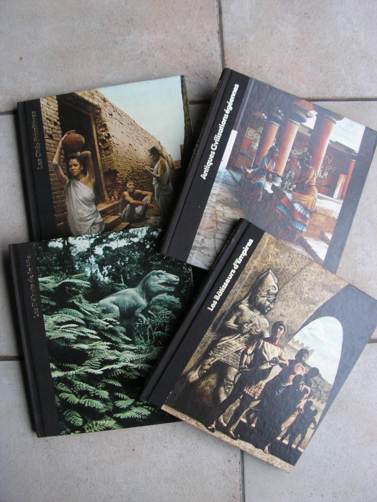 Série de 4 livres « Les Origines de l'Homme », Enlèvement ou Envoi, Comme neuf