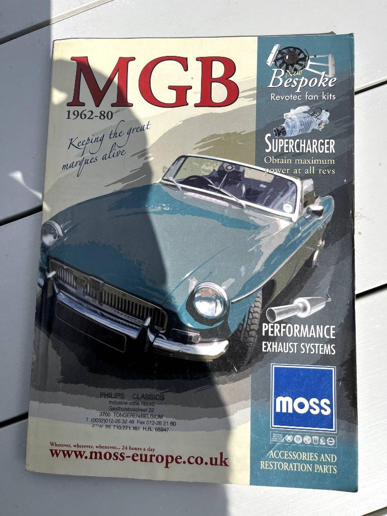Catalogue auto MG, Auto diversen, Handleidingen en Instructieboekjes, Ophalen of Verzenden
