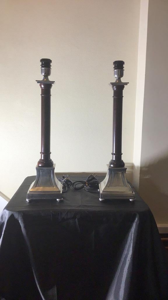 Twee staande lampen, Ophalen, Gebruikt, Overige materialen, Minder dan 100 cm