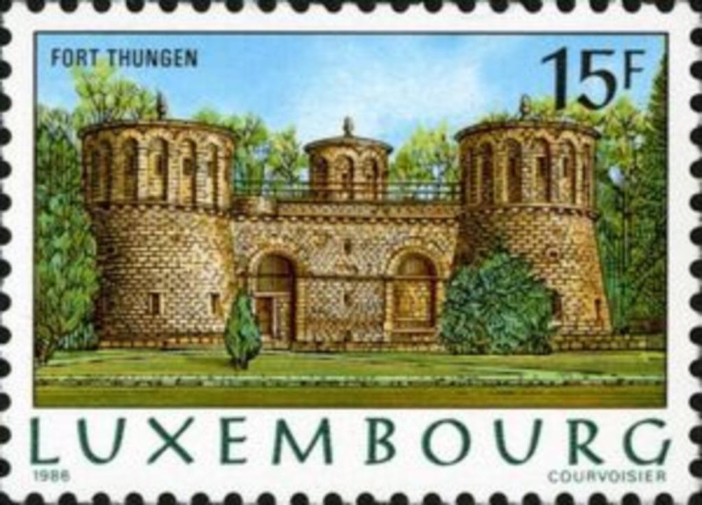 Y&T 1103/1105 Michel 1153/1155 Forten burchten postfris XXX, Ophalen of Verzenden, Luxemburg, Postfris