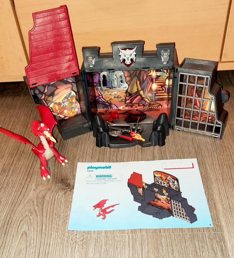 Playmobil. 5420. Drakenridderkist, Zo goed als nieuw