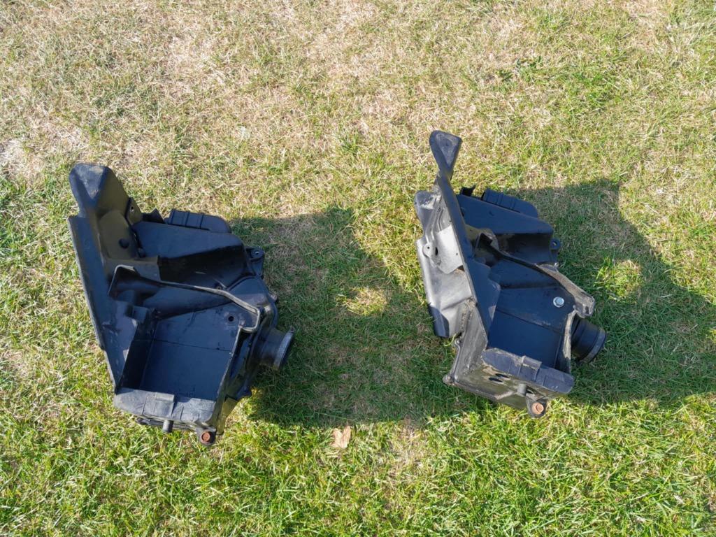 flterbak + accuhouder yamaha DT125LC 1982-1984, Enlèvement ou Envoi, Utilisé