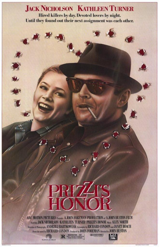 16mm speelfilm  --  Prizzi's Honor (1985) Jack Nicholson, Enlèvement ou Envoi, Film 16 mm