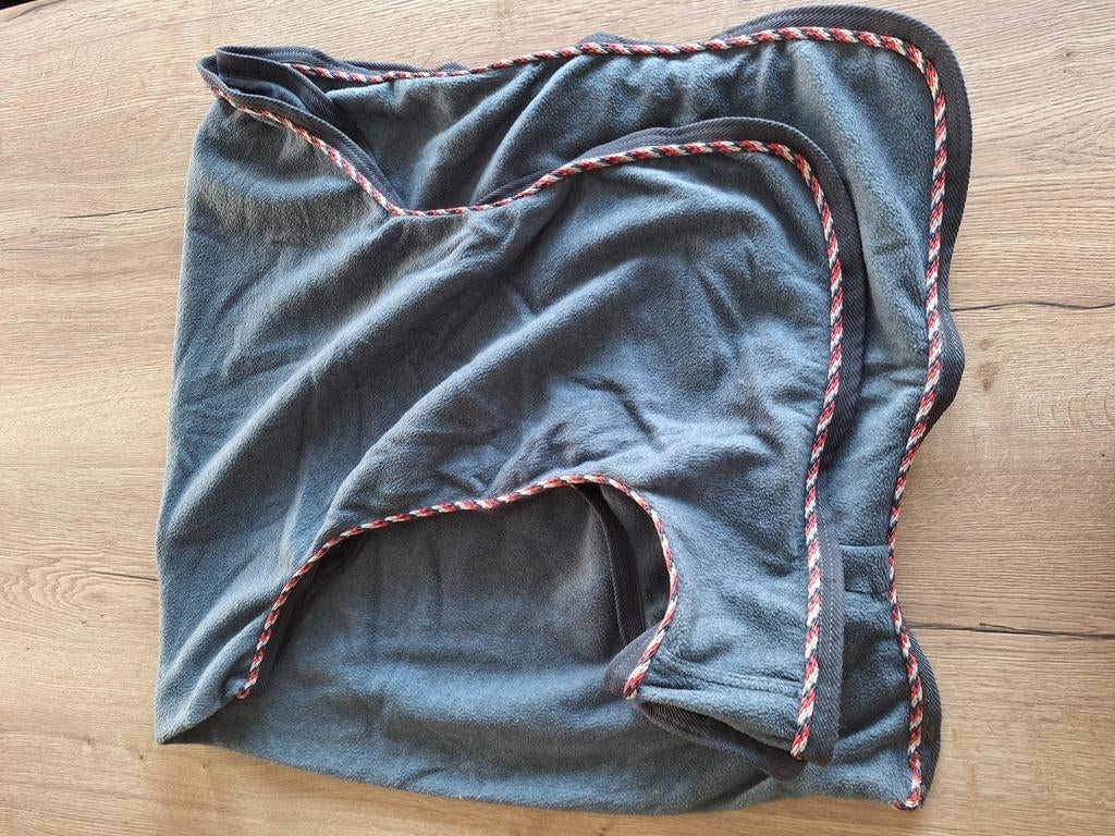 Uitrijdeken fleece, Animaux & Accessoires, Chevaux & Poneys | Couvertures & Couvre-reins, Utilisé, Couverture, Enlèvement ou Envoi