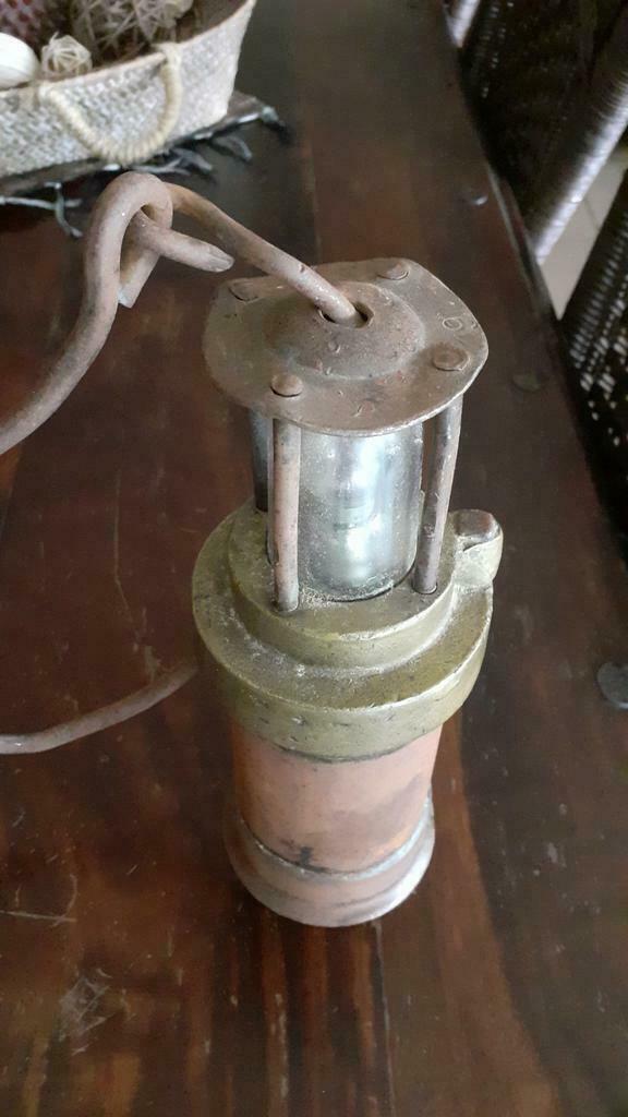 Lampe de mineur, Antiek en Kunst, Ophalen of Verzenden
