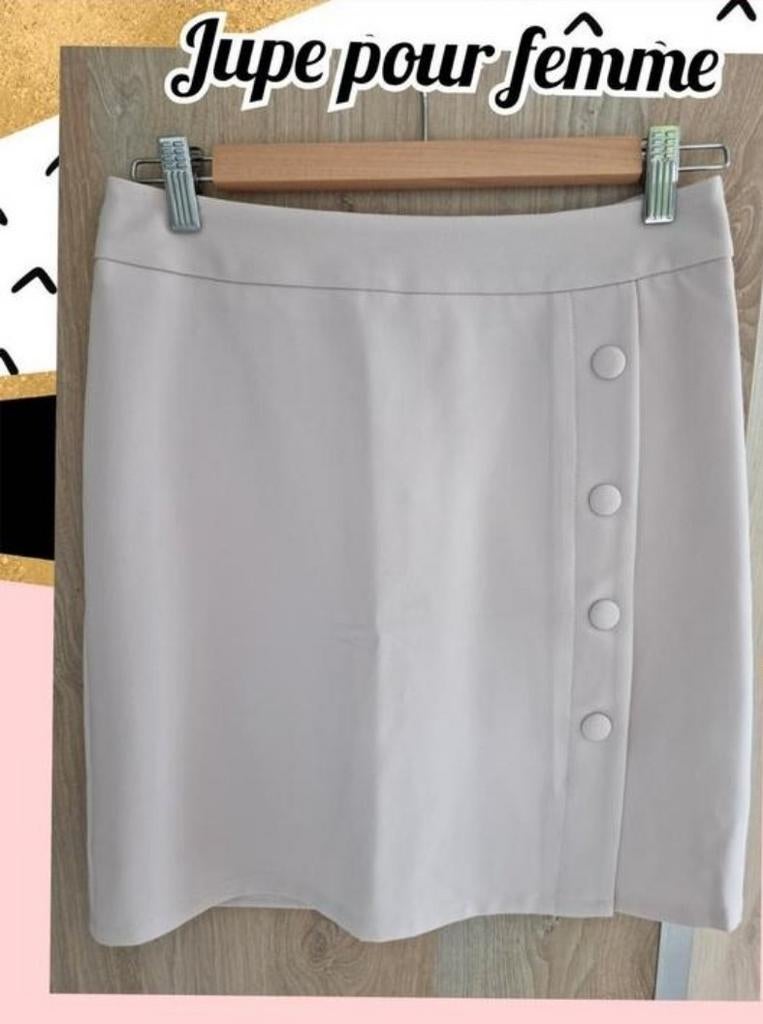 Jupe pour femme -blanc cassé-Drôle de Copine-T.M, Kleding | Dames, Maat 38/40 (M), Wit, Ophalen of Verzenden, Drôle de Copine