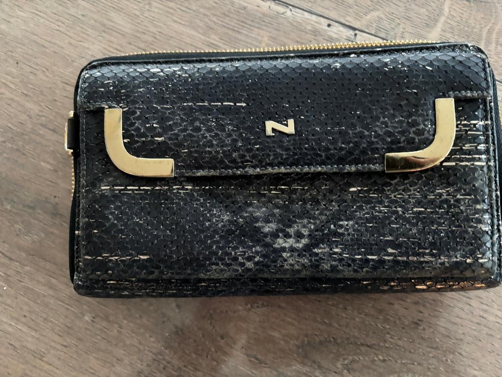 Portefeuille Nathan Baume, Ophalen of Verzenden, Zo goed als nieuw, Zwart, Leder