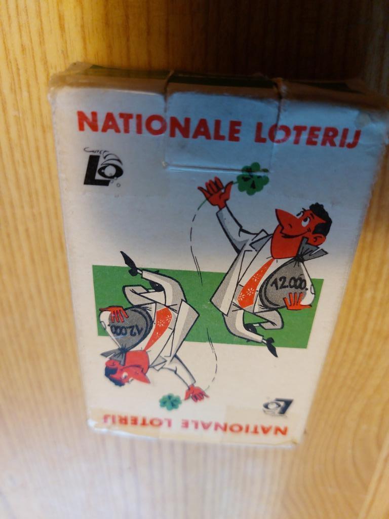 Jeu de cartes vintage 52 cartes" Nationale Loterij", Enlèvement ou Envoi