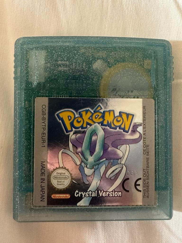Pokemon Crystal gameboy (getest + opslaan werkt), Games en Spelcomputers, Games | Nintendo Game Boy, Ophalen, Gebruikt