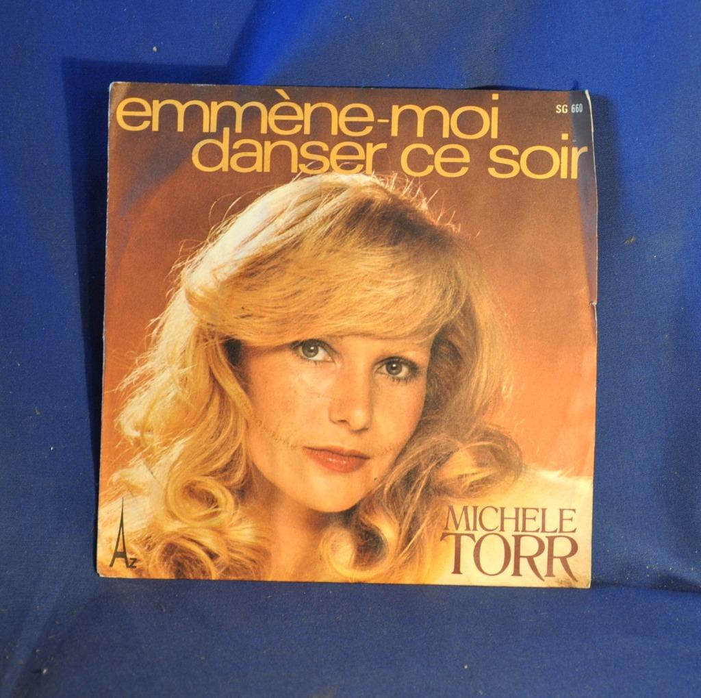 vinyl 45 tours vintage michele torr (x2090), Enlèvement ou Envoi, Utilisé