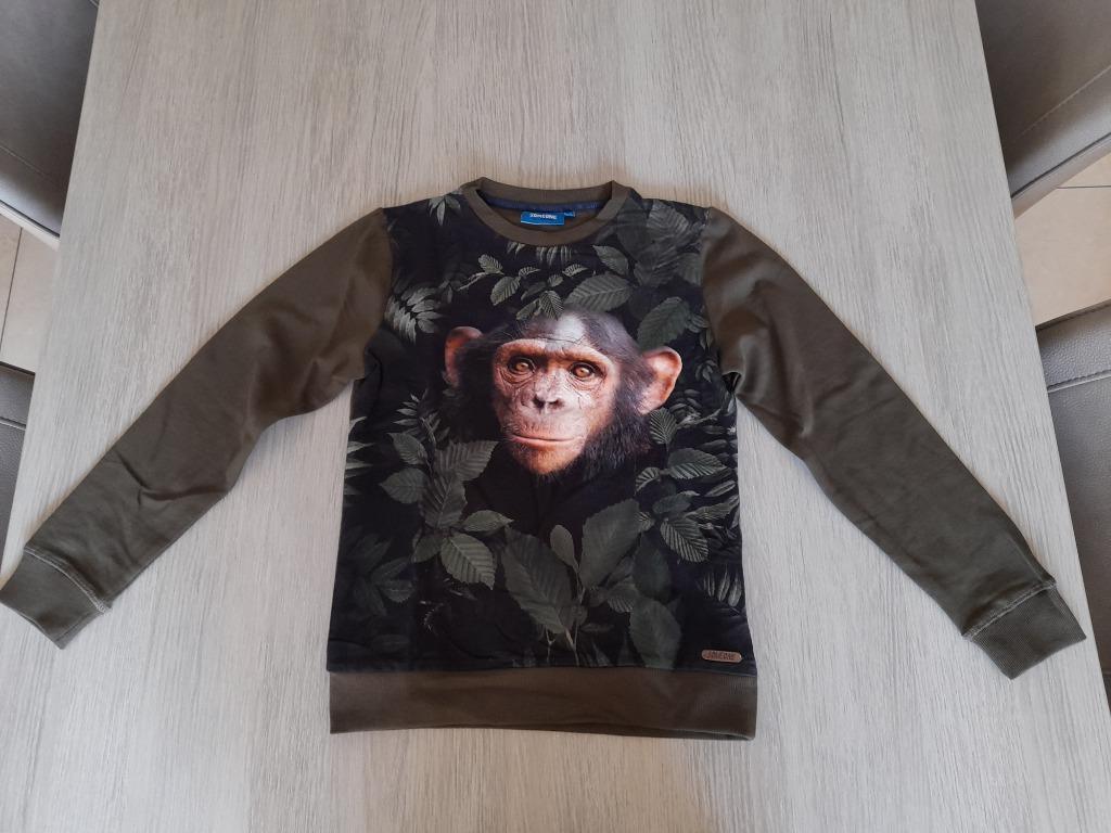 Kaki trui Someone 140, Kinderen en Baby's, Kinderkleding | Maat 140, Trui of Vest, Ophalen of Verzenden, Zo goed als nieuw, Someone
