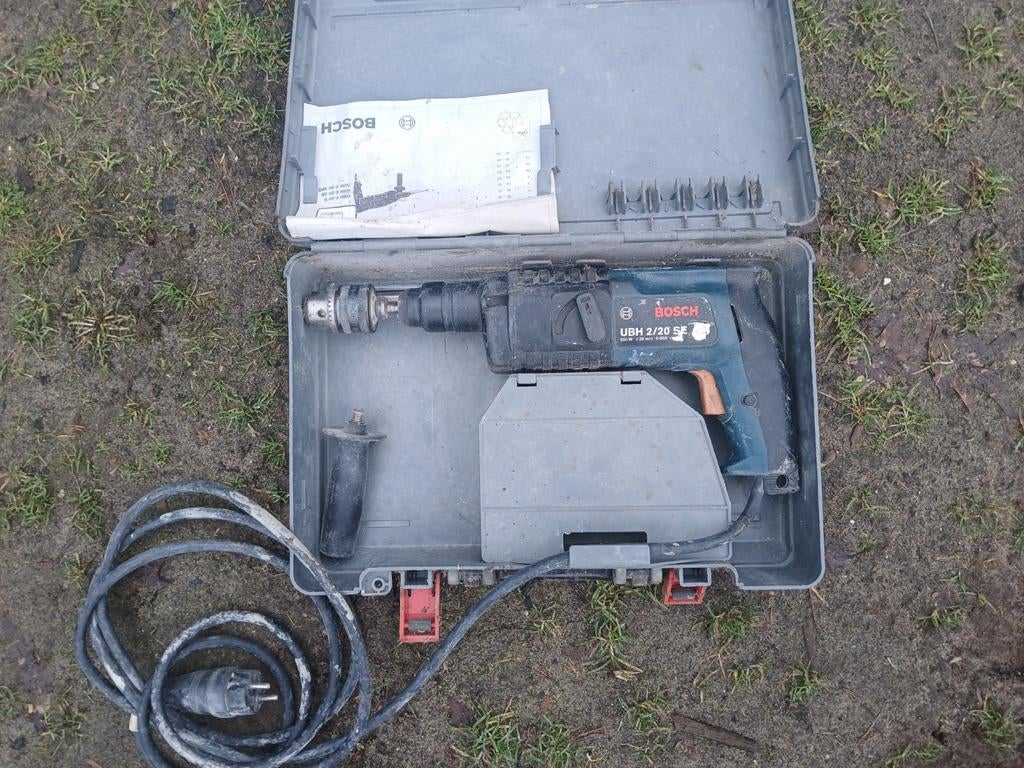 Elektrische boormachine, Ophalen, Boormachine