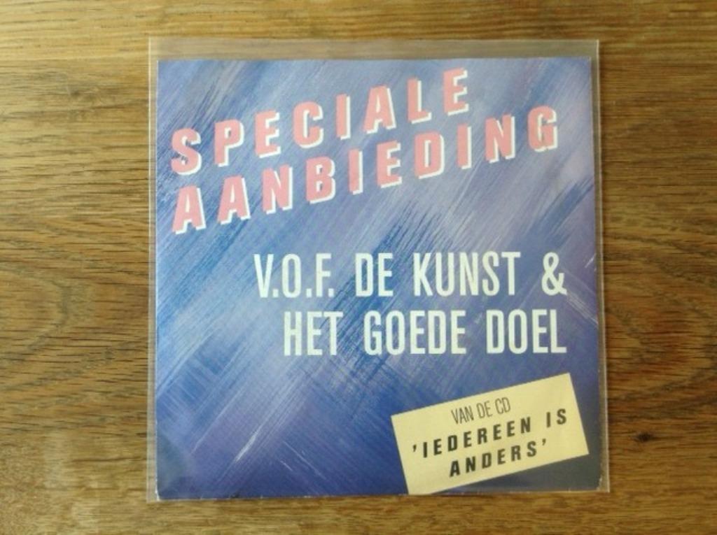 single v.o.f. de kunst & het goede doel, Cd's en Dvd's, Vinyl Singles, Single, Nederlandstalig, 7 inch, Ophalen of Verzenden