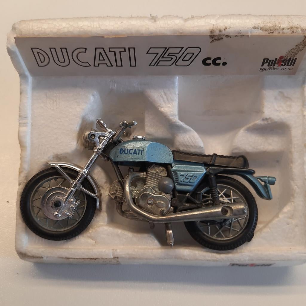 POLISTIL 1/24 DUCATI 750cc. POLITOYS GT.53*VINTAGE 1975*, Verzamelen, Ophalen, Nieuw, Motoren