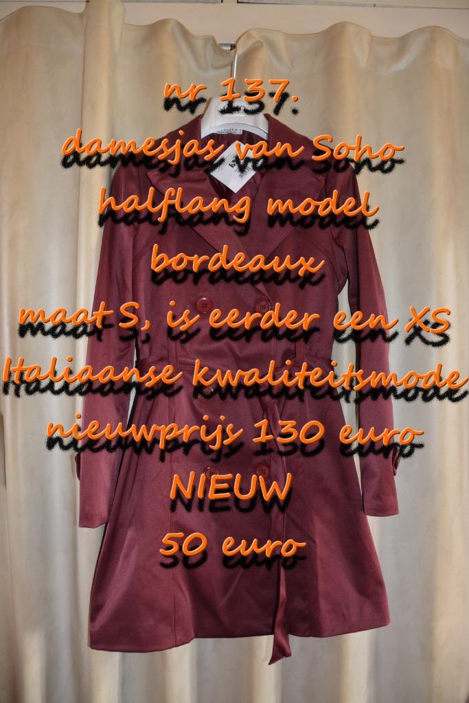 137. Damesjas van Soho , NIEUW , verzending inbegrepen, Kleding | Dames, Jassen | Zomer, Nieuw, Maat 36 (S), Rood, Verzenden