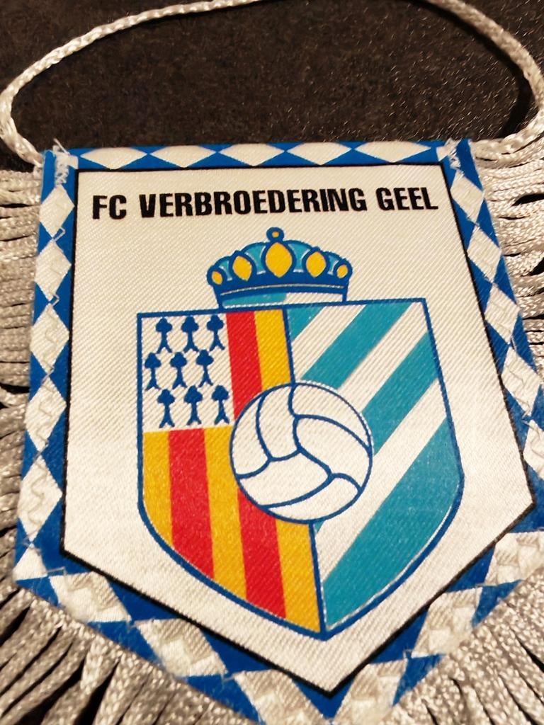 1990s Verbroedering Geel sublieme vintage vaandel vaantje, Ophalen of Verzenden, Vaantje of Sjaal