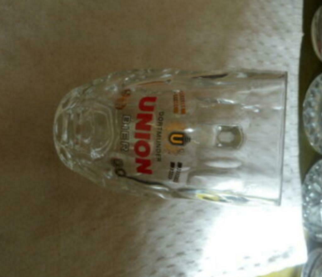 #G bier glas / pul DORTMUNDER UNION BIER 0,25L, Ophalen of Verzenden, Nieuw, Bierglas