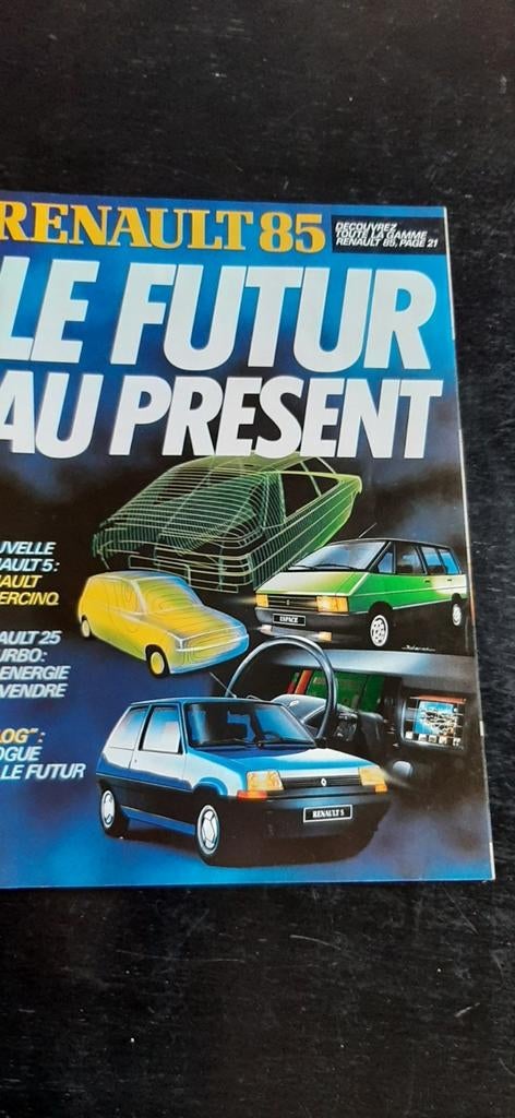 Folder Overzicht  Renault 1985, Enlèvement ou Envoi, Comme neuf, Renault