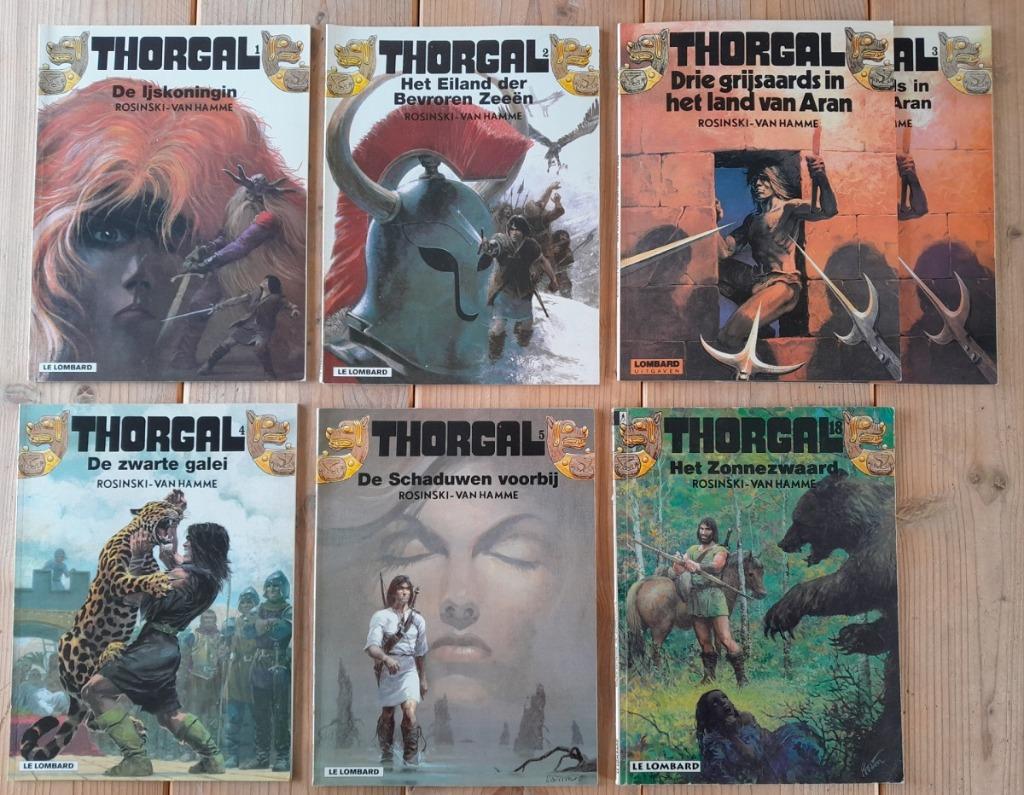 Strips van de stripreeks Thorgal 1, 2, 3, 4 en 5, Ophalen of Verzenden