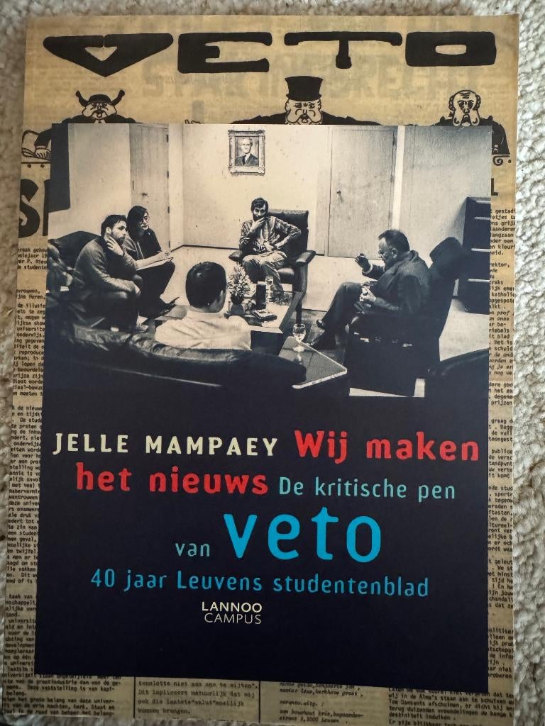 Wij maken het nieuws - VETO studentenblad Jelle Mampaey, Boeken, Geschiedenis | Stad en Regio, Zo goed als nieuw, Ophalen of Verzenden