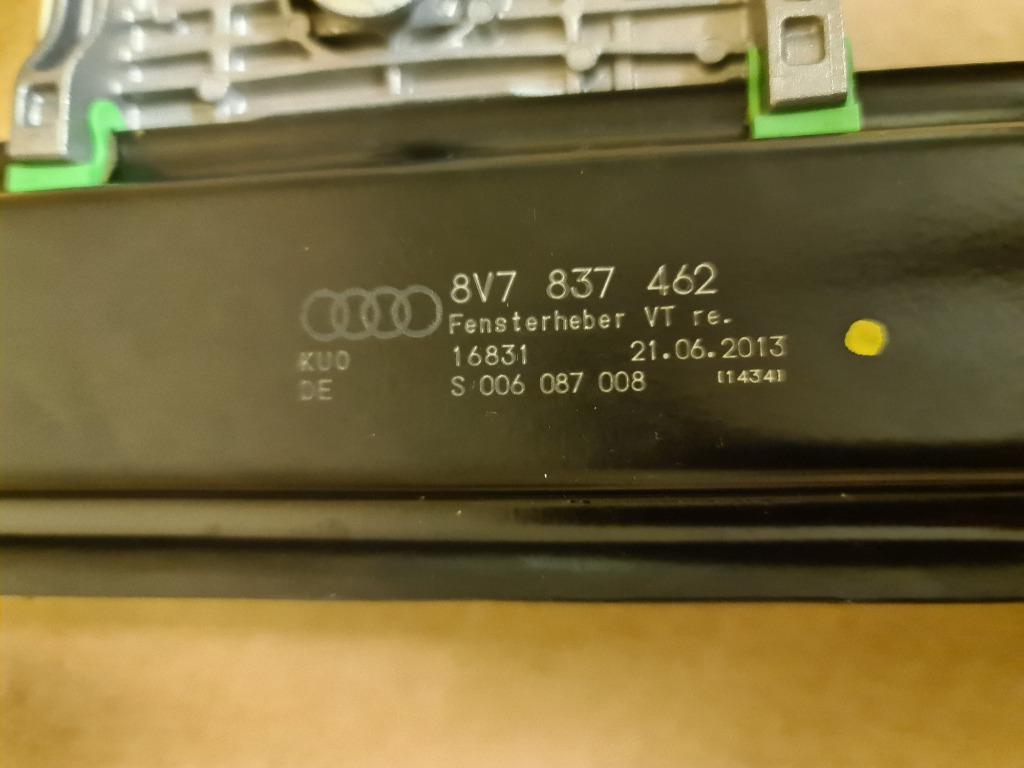 8V7837462  mécanisme de fenêtre a3 mécanisme de fenêtre A3, Enlèvement ou Envoi, Utilisé, Audi