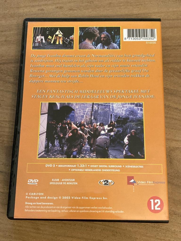 DVD Young Ivanhoe - genre avontuur, Vanaf 12 jaar, Ophalen of Verzenden, Gebruikt