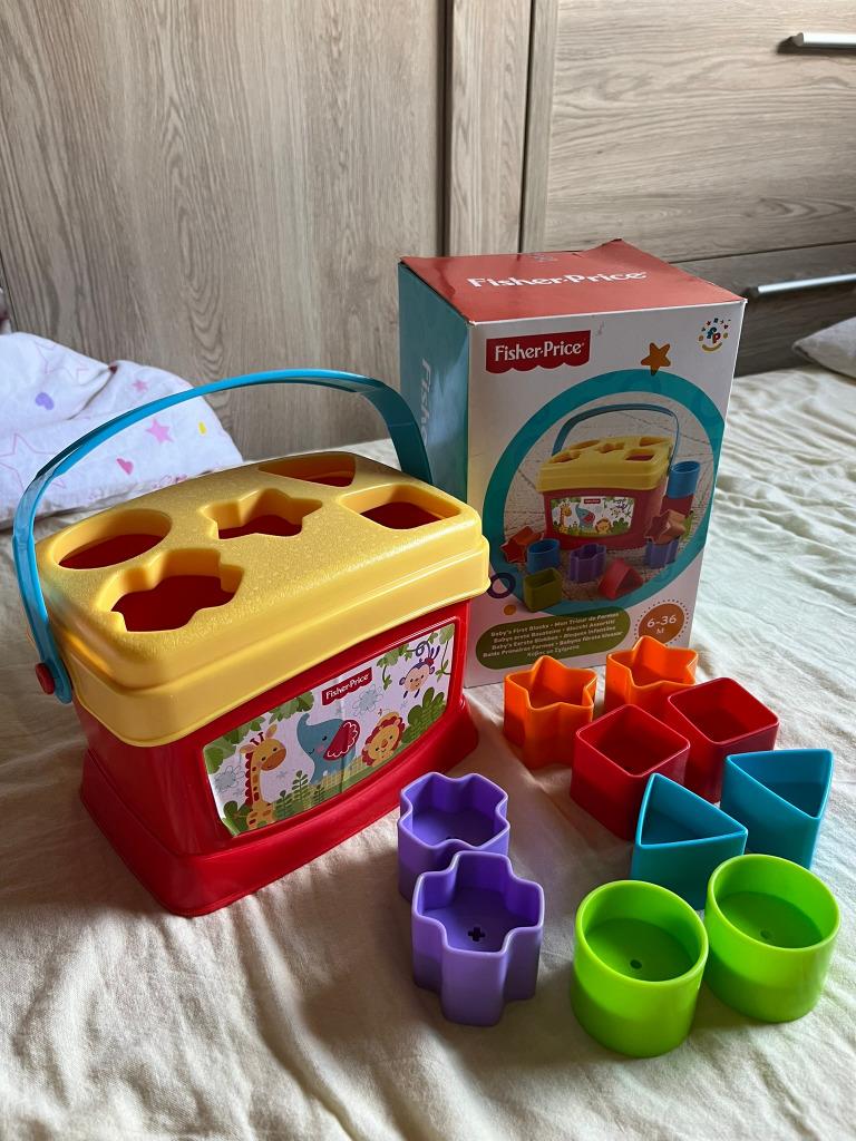 Fisher Price emmer met sorteervormen, Enlèvement, Comme neuf, Set de jeu