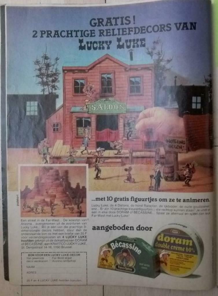 advertentie Lucky Luke, Collections, Enlèvement ou Envoi