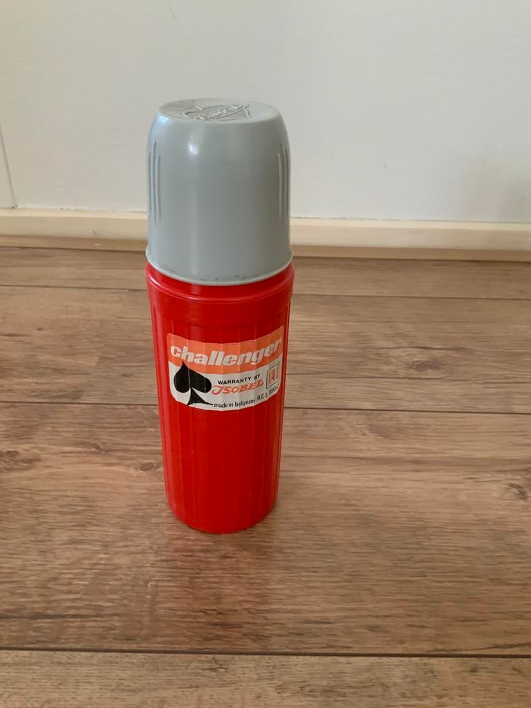 Bouteille thermos vintage Challenger 1/4 l Isobel, Enlèvement ou Envoi, Utilisé