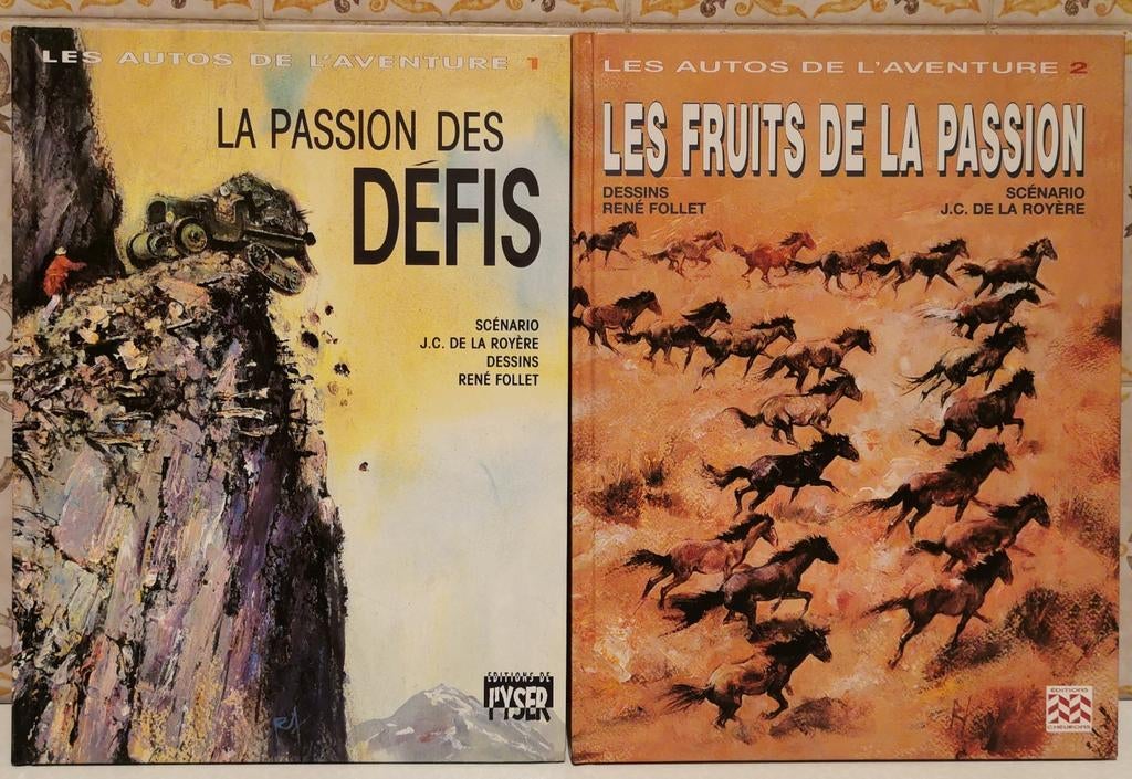 BD de collection Les autos de l'aventure (EO), Enlèvement ou Envoi, Série complète ou Série, Comme neuf, De la Royère