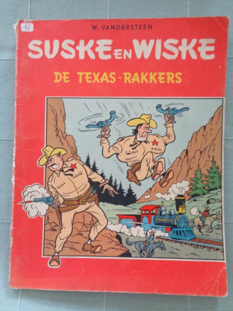 Suske en Wiske - De Texas-Rakkers (1e druk 1959), Boeken, Ophalen of Verzenden