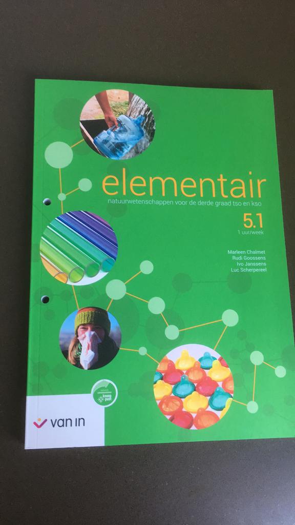 Elementair 5.1 werkboek natuurwetenschappen 3e graad, Boeken, Ophalen of Verzenden, Zo goed als nieuw, Nederlands, Marleen Chalmet; Rudi Goossens