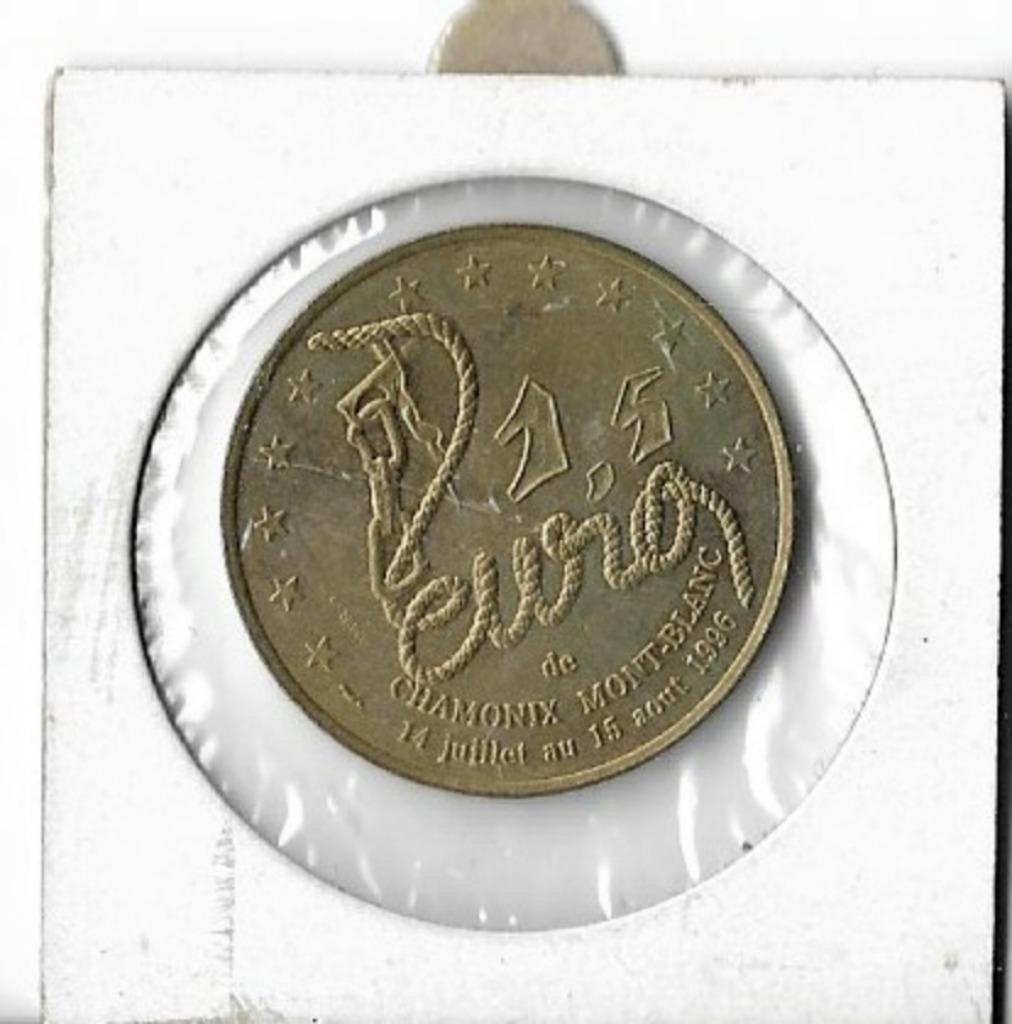 1,5€ Euro Mont Blanc 1996, Ophalen of Verzenden