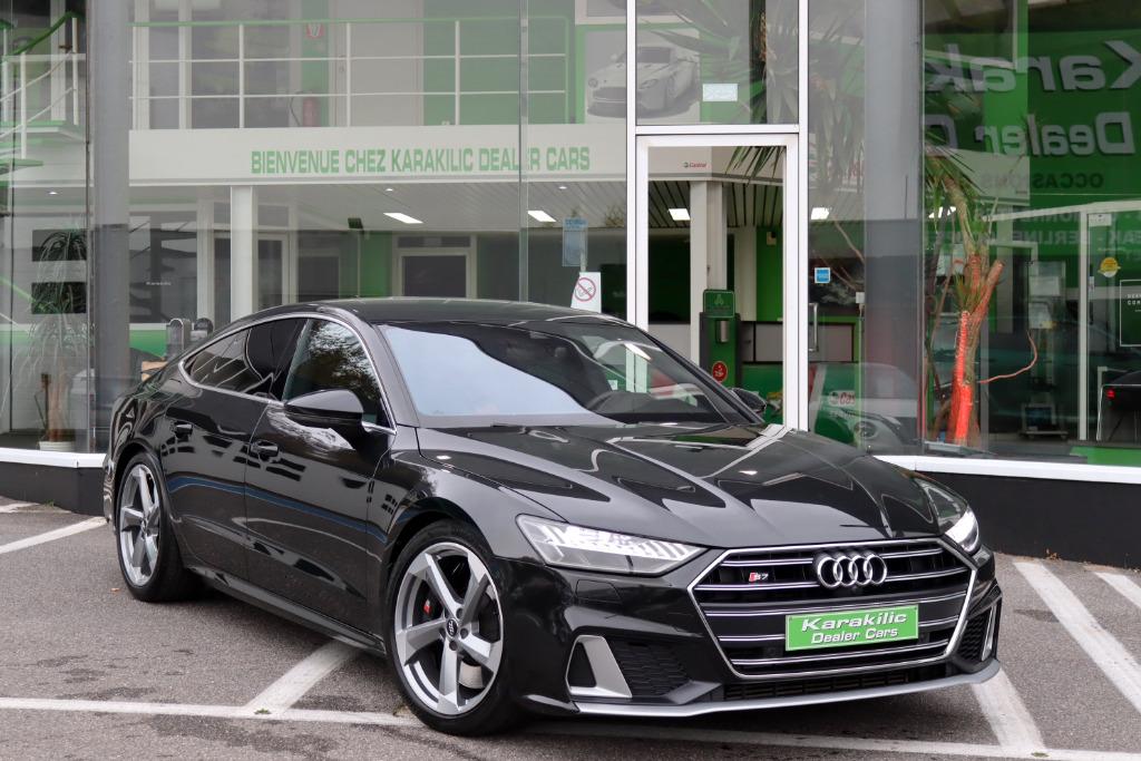 AUDI S7 SPORTBACK 349CV QUATTRO MATRIX PNEUMATIC CAMERA360, Autos, Cuir, Argent ou Gris, Achat, 170 g/km