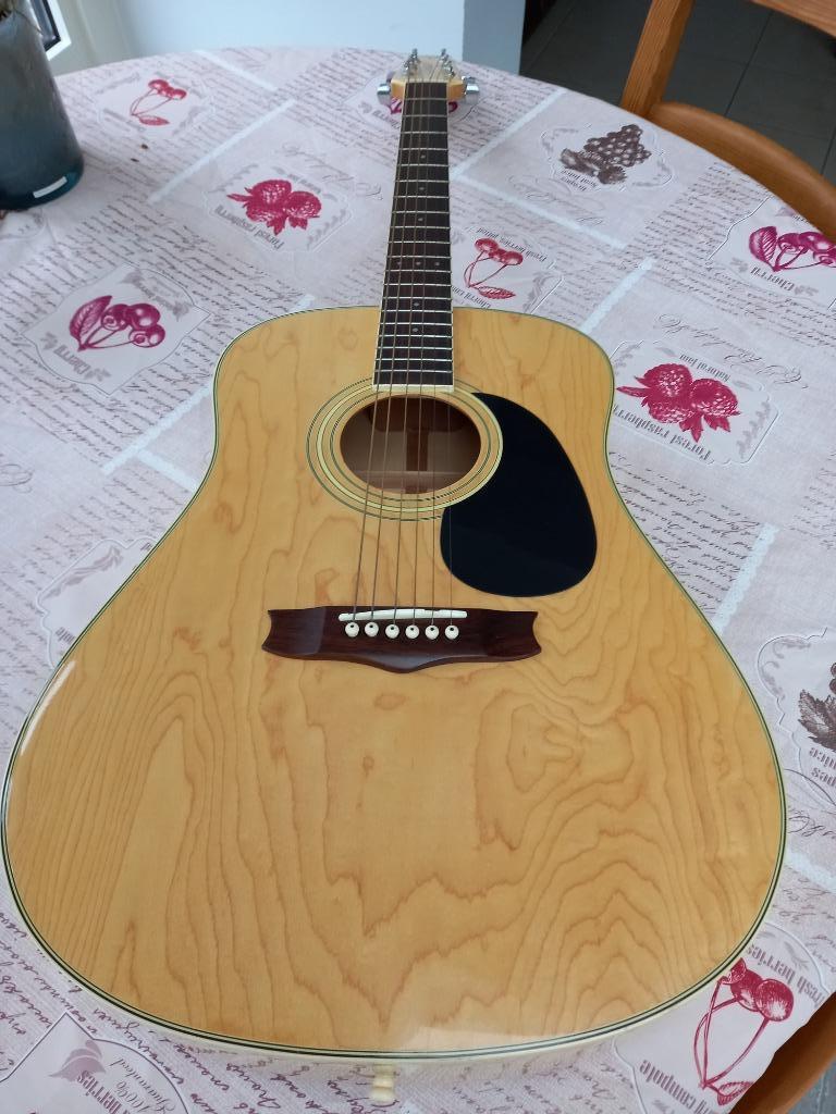 Akoestische gitaar, Hobby & Loisirs créatifs, Hobby & Loisirs Autre, Comme neuf, Enlèvement