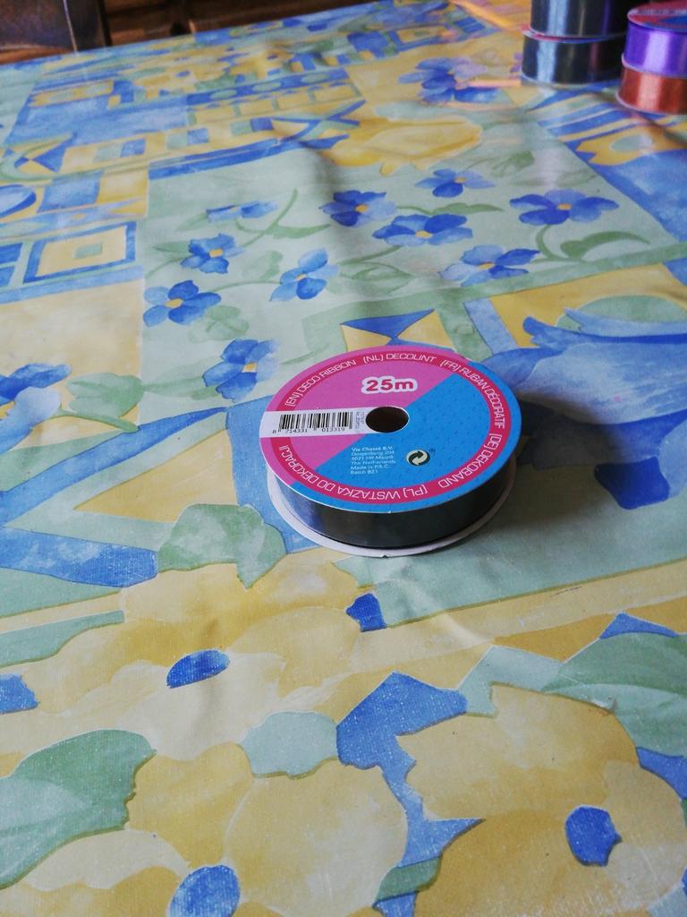 Lint spoel. Zwart. 25 meter. Nieuw., Zo goed als nieuw, Zwart