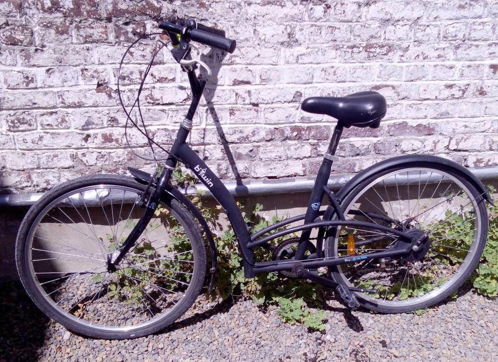 Stadsfiets voor dames, 18 versnellingen. merk Btwin., Gebruikt, Versnellingen, Dames, Ophalen