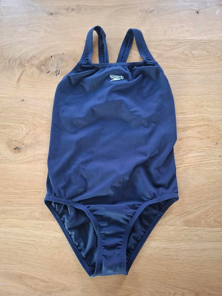 Speedo badpak 13 tot 14 jaar donkerblauw, Ophalen, Meisje, Badpak, Zo goed als nieuw