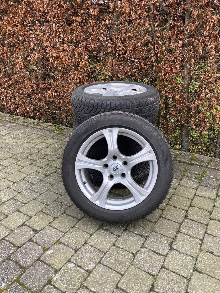 Mooi setje 17" velgen met winterbanden, Ophalen, Gebruikt, Velg(en), 17 inch