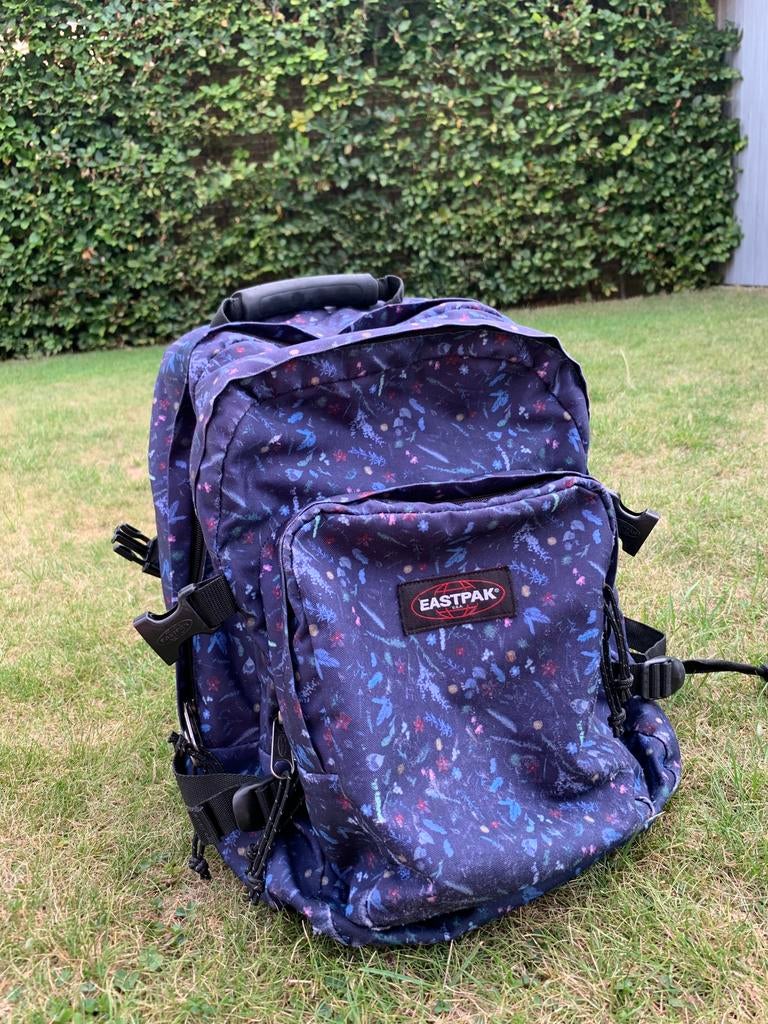 Eastpak schoolrugzak en bijpassende pennenzak, Ophalen, Gebruikt, 40 tot 50 cm, Blauw