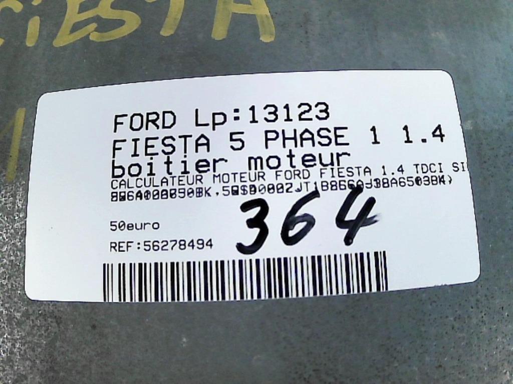Boitier moteur Ford fiestaV 1.4TDCi 50kw 5WS40027JT LP/13123, Autos : Pièces & Accessoires, Autres pièces automobiles, Ford, Utilisé