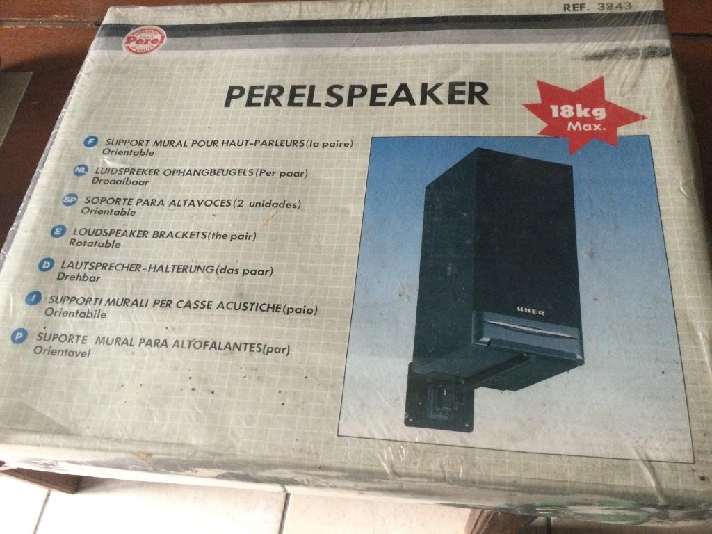 SUPPORT MURAL POUR HAUT-PARLEURS"PERELSPEAKER"NEUF, Enlèvement ou Envoi