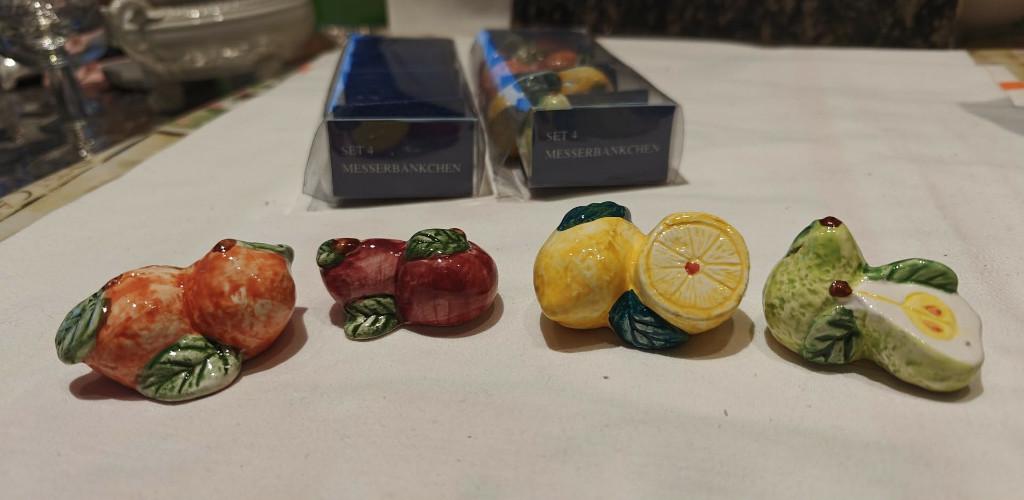 messenlegger in keramiek L Dake & Zn  fruit, Enlèvement ou Envoi, Neuf, Céramique, Autres types