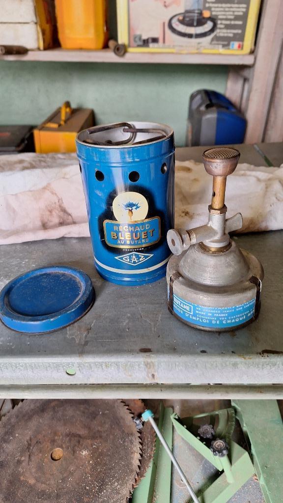 Ancien réchaud Bleuet au butane années 50., Enlèvement, Utilisé, Autres types