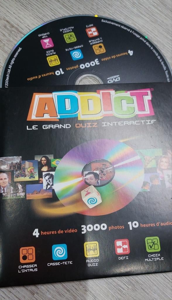 ADDICT  - Jeu de Société, Hobby & Loisirs créatifs, Enlèvement ou Envoi, Comme neuf