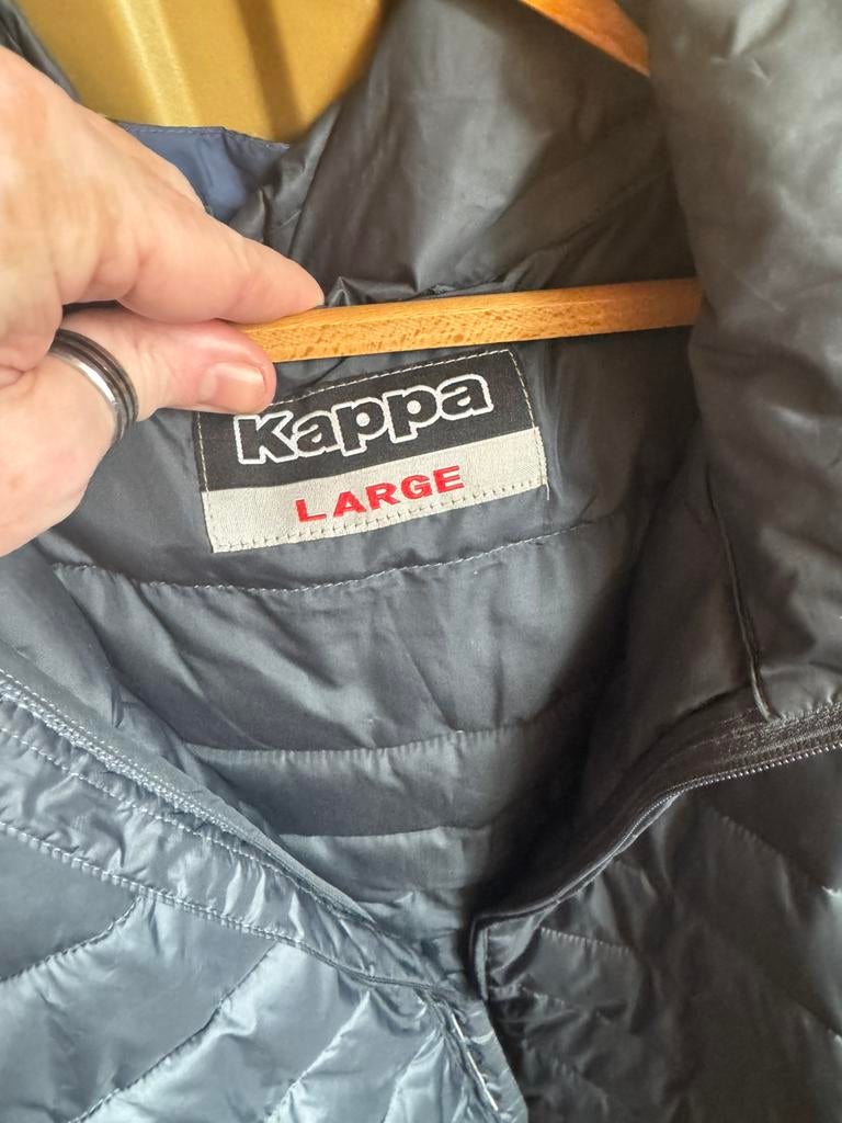 Kappa jas – Lichtgewicht en Stijlvol!, Ophalen, Zo goed als nieuw, Grijs