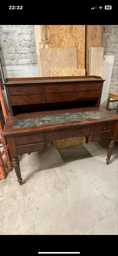 Oud bureau, Ophalen