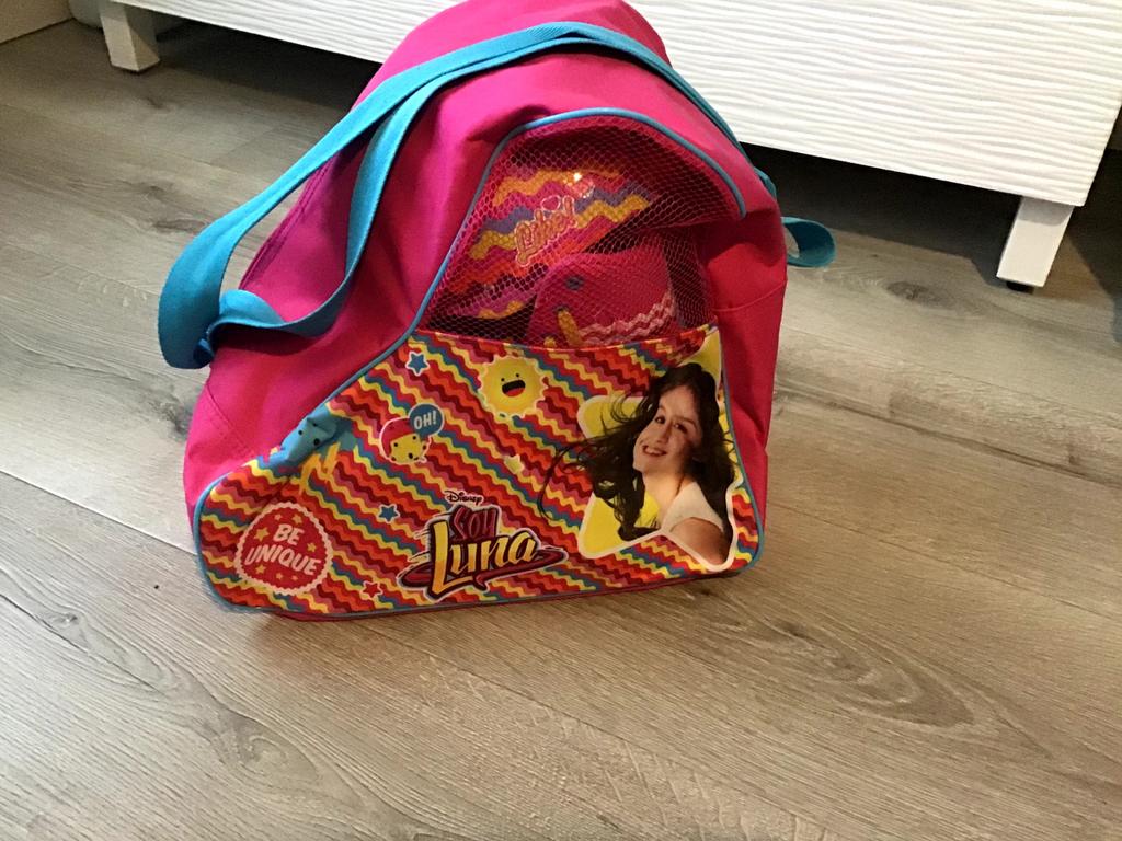 Patin à roulettes Soy Luna avec casque + sac transport 36-37, Gebruikt