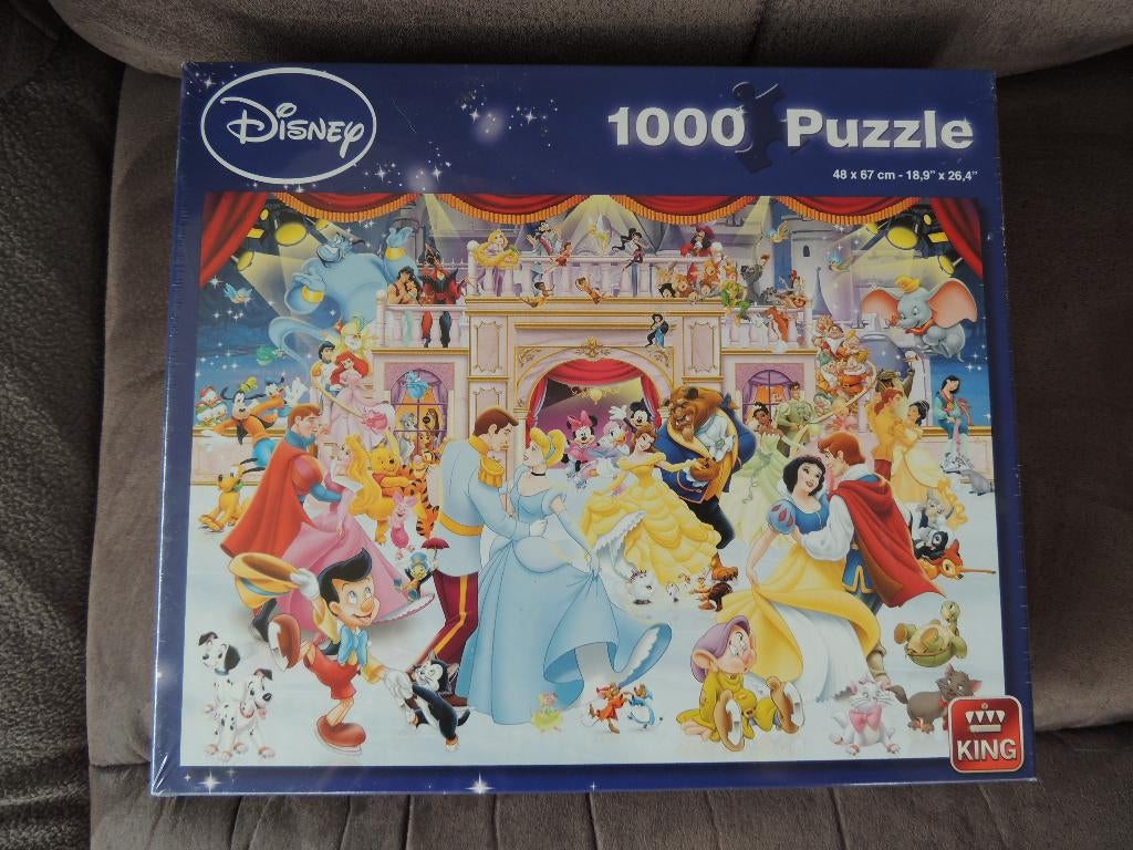 Puzzle 1000 pièces - Disney - Holiday on ice, Ophalen, Legpuzzel